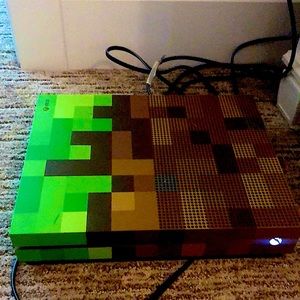 Xbox one S (controllers may be old, but they work)